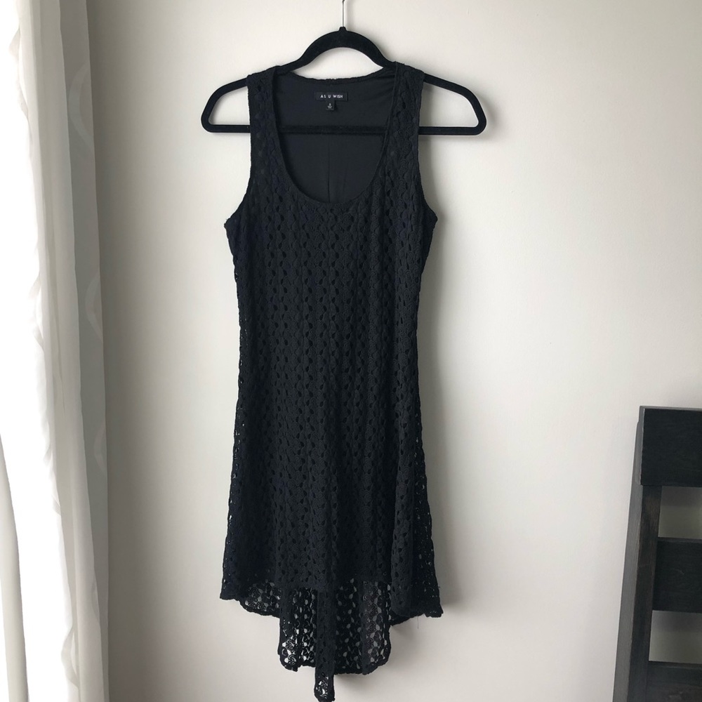 As U Wish High Low Crochet Dress